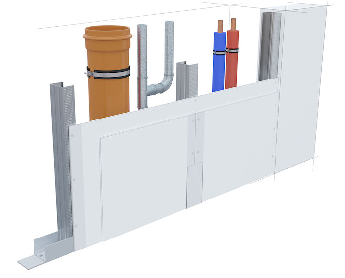 Construcţie ghenă din gips-carton