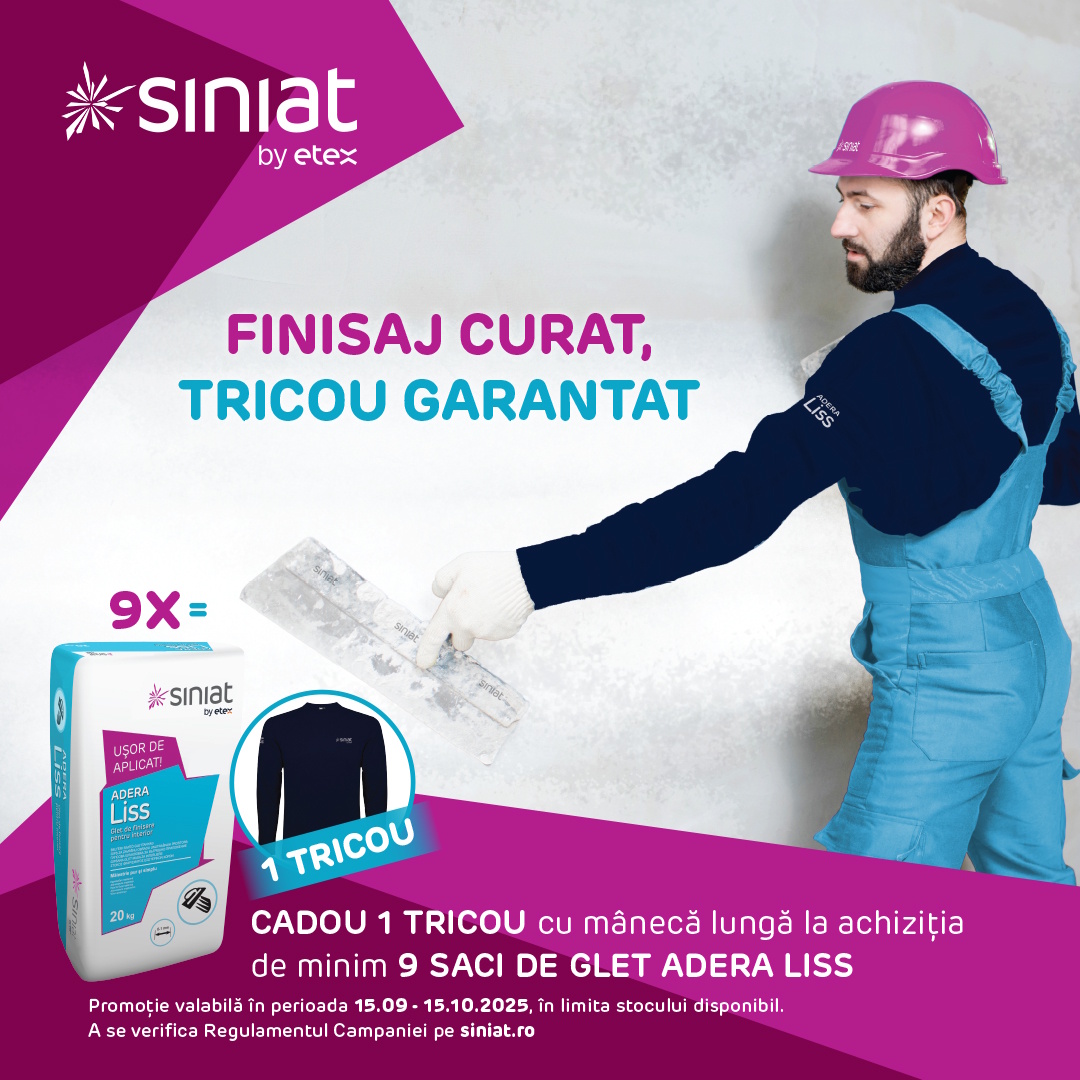 Finisaj curat, tricou GARANTAT