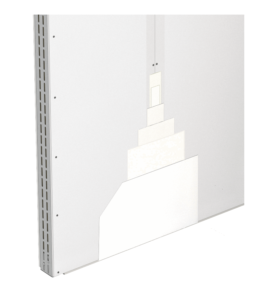 Nivel finisare gips-carton Q4 - banda imbinare + ipsos imbinare + glet finsiare