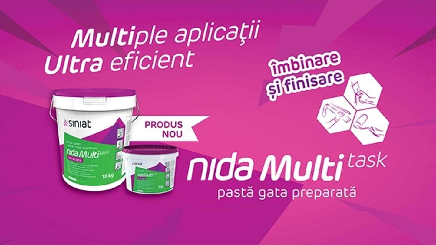 Câștigă îmbinare șI finisare cu Siniat