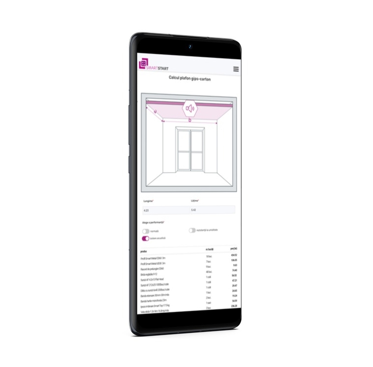 Calculator materiale cosntrucții Android