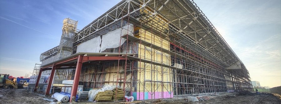 Fatade usoare AquaBoard la Aeroportul din Bacau